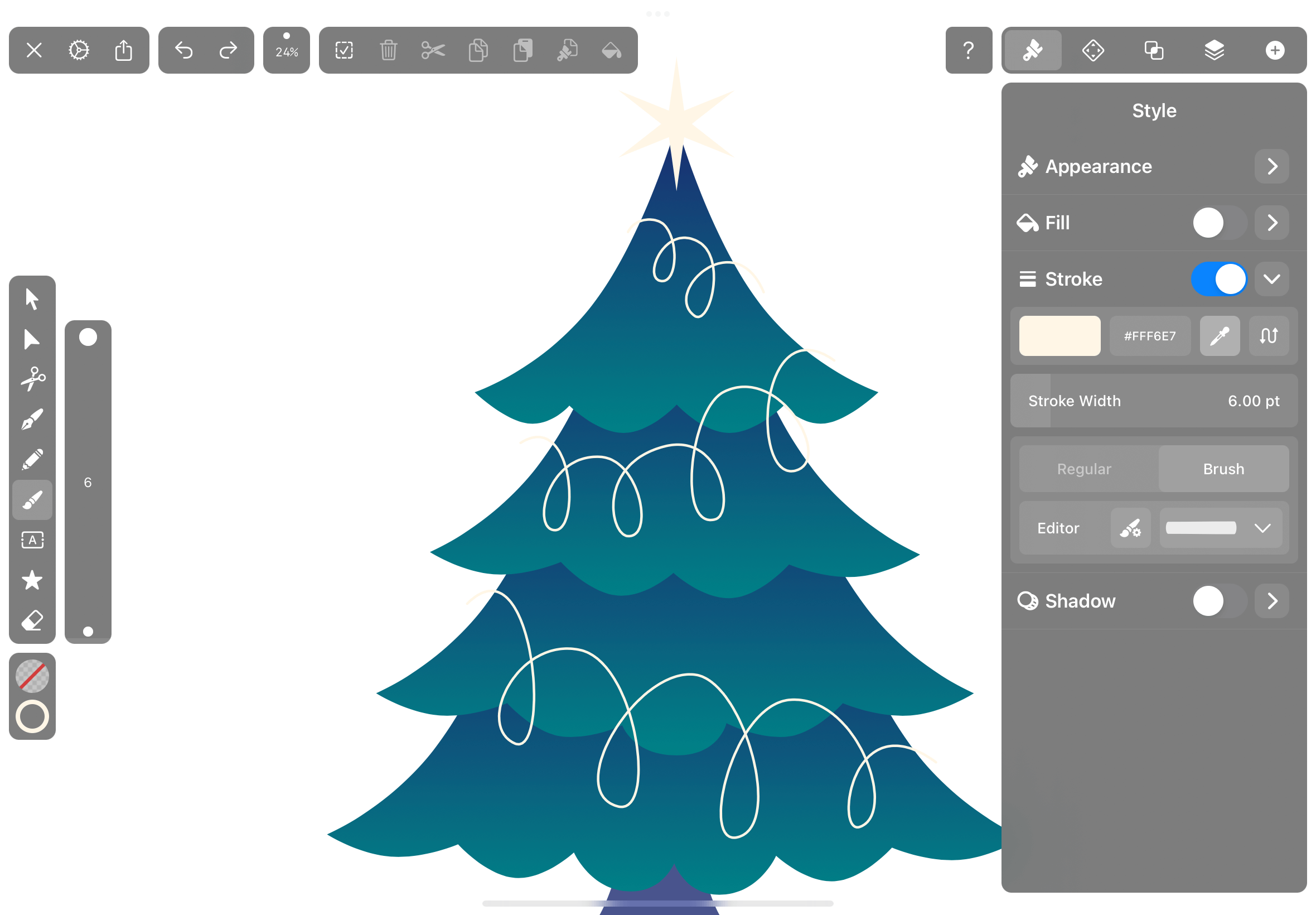 How to Draw a Christmas Tree